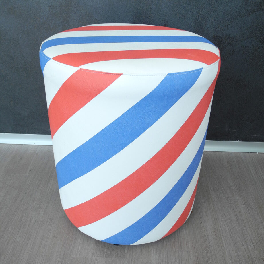 Lattanzi beauty design - Vittorio Tondo pouf personalizzabile in ecopelle personalizzabile