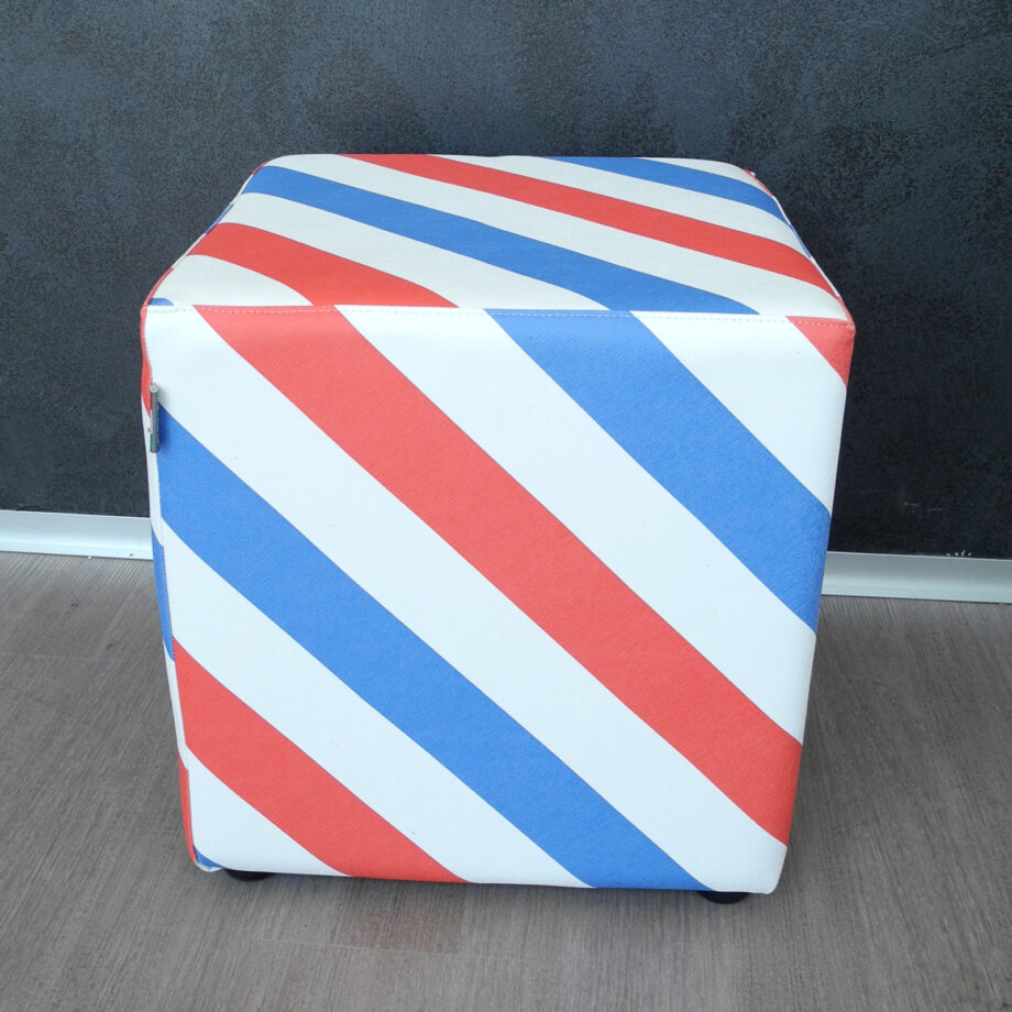 Lattanzi beauty design - pouf personalizzabile in ecopelle personalizzabile