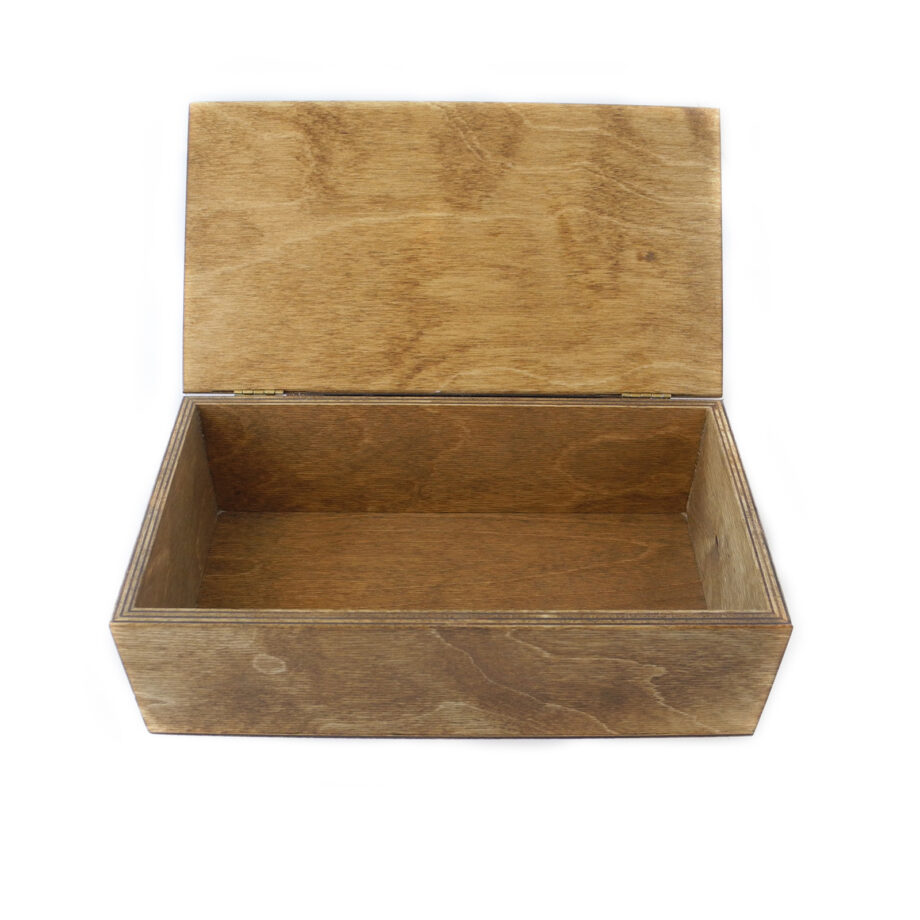 Scatola barber rettangolare in legno - immagine 2