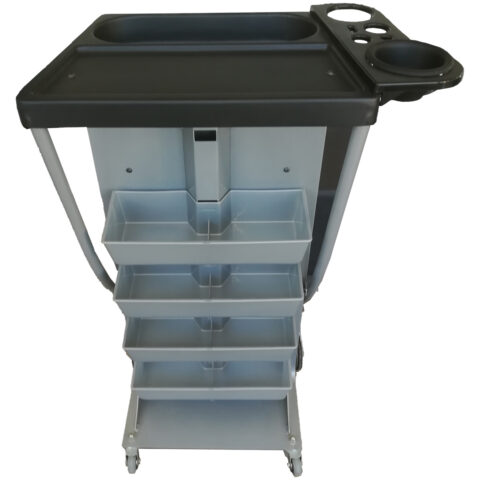 Carrello tecnico adatto a saloni parrucchieri e barbieri