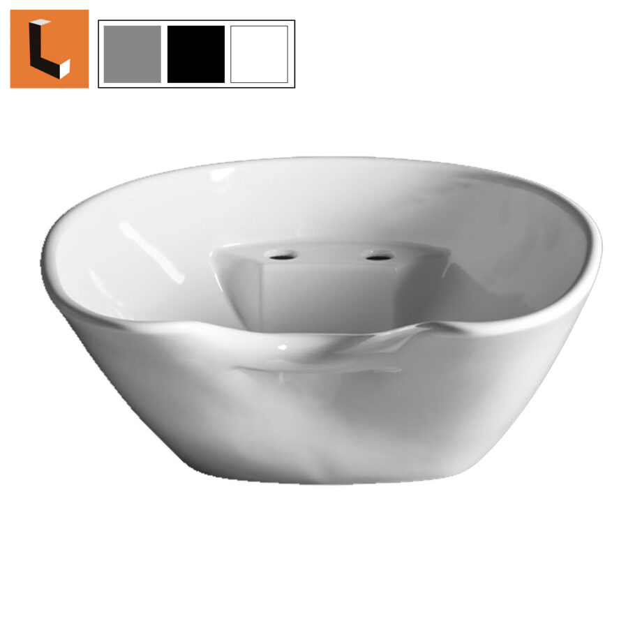 Vasca di ricambio lavabo professionale per lavatesta parrucchiere e barber