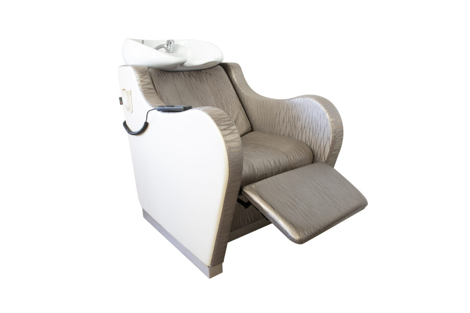 Poltrona lavaggio per parrucchieri con massaggio shiatsu